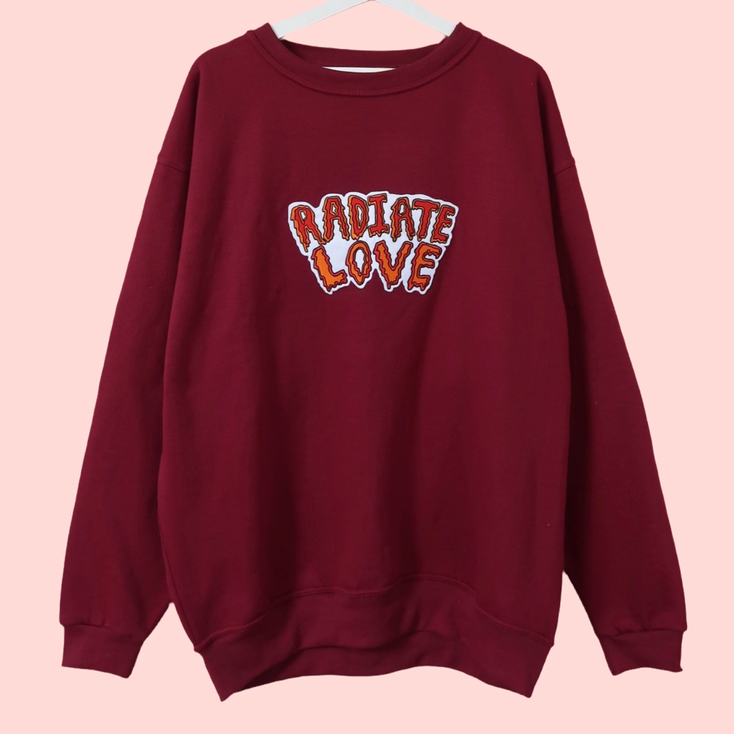 Radiate Love Sweatshirt khaki green as worn by Ariana Grande