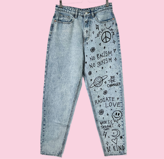 scrawl jeans