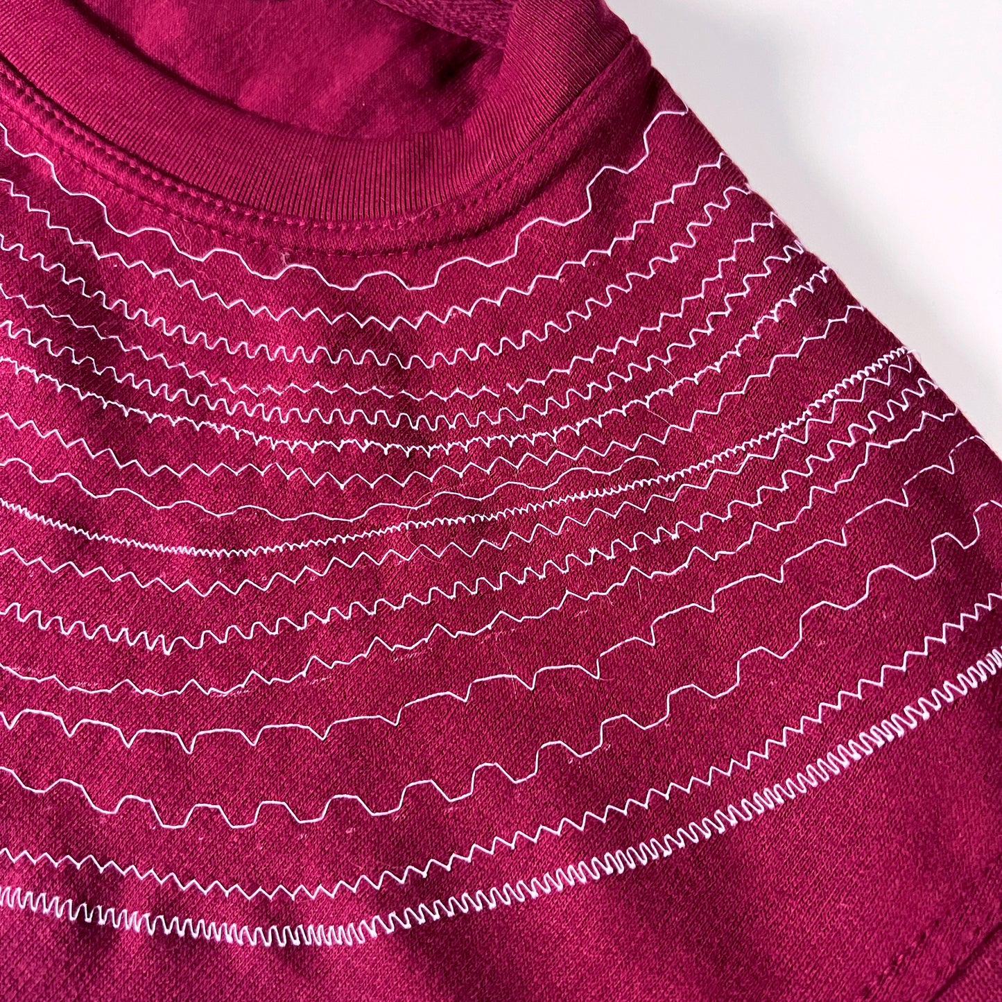 blessed embroidered festive sweatshirt - burgundy