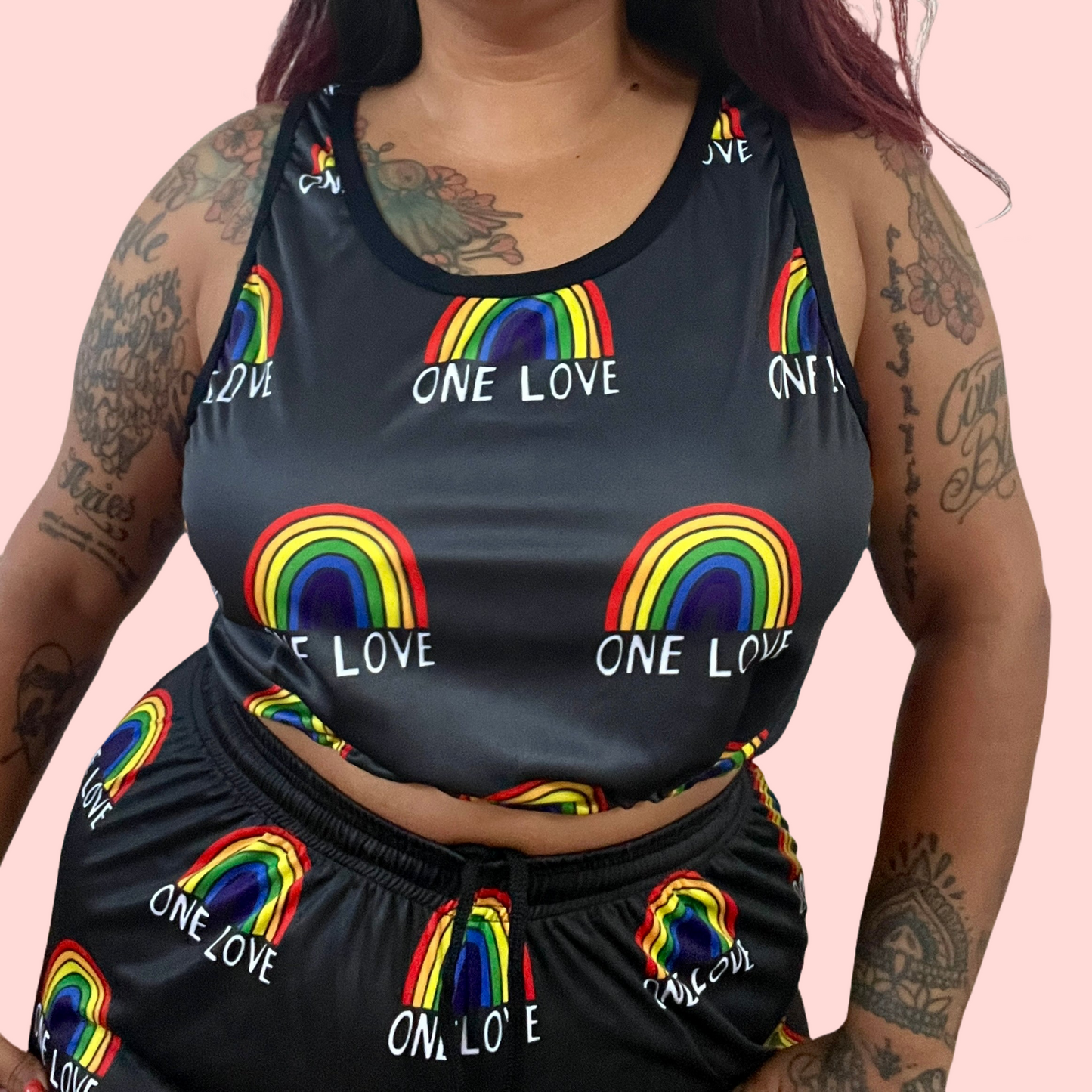 one love deluxe crop top