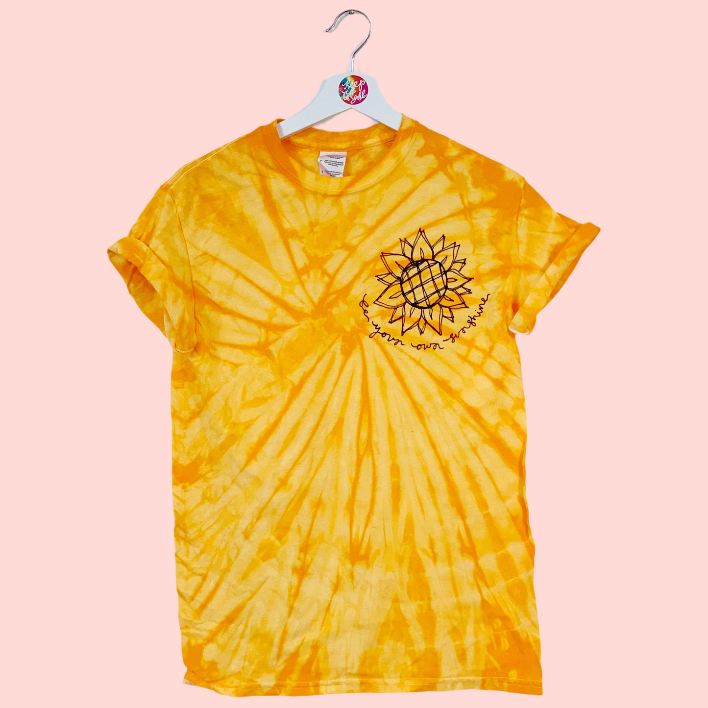 be your own sunshine tie-dye t-shirt