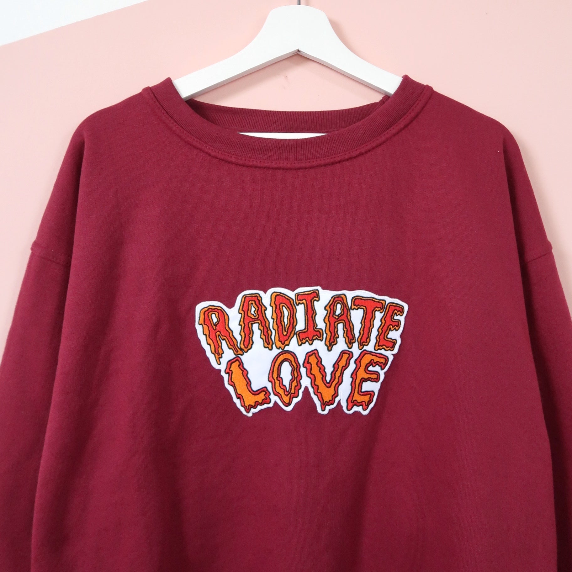 Radiate love sweatshirt on sale green