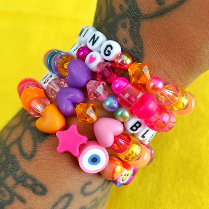 pick'n'mix bracelets - blooming