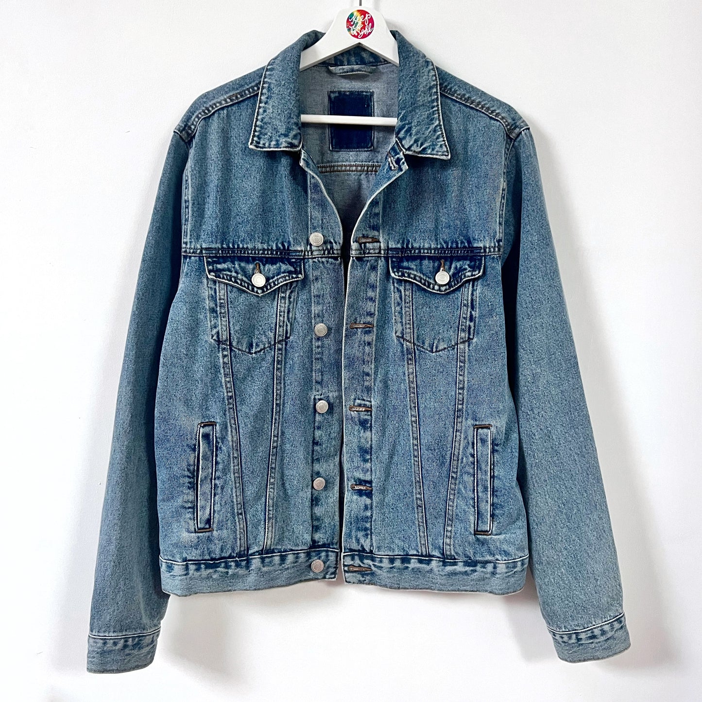 stand up, speak up denim jacket