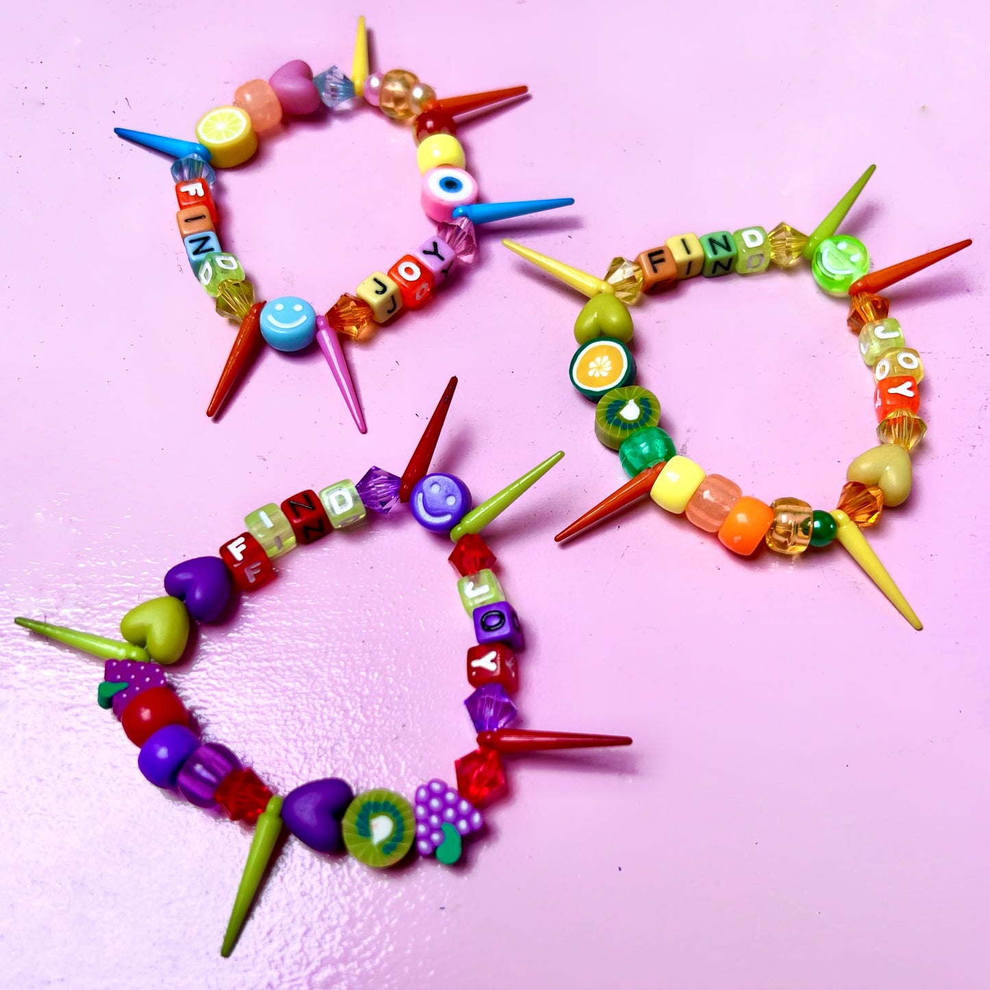 pick'n'mix bracelets - find joy