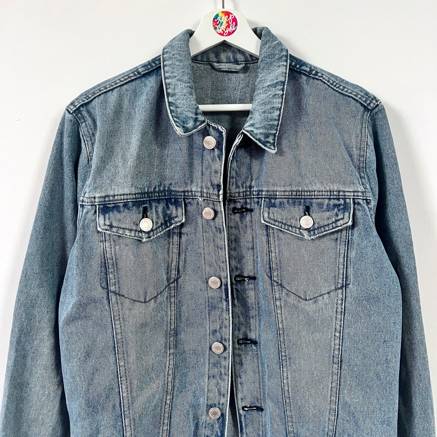 stand up, speak up denim jacket