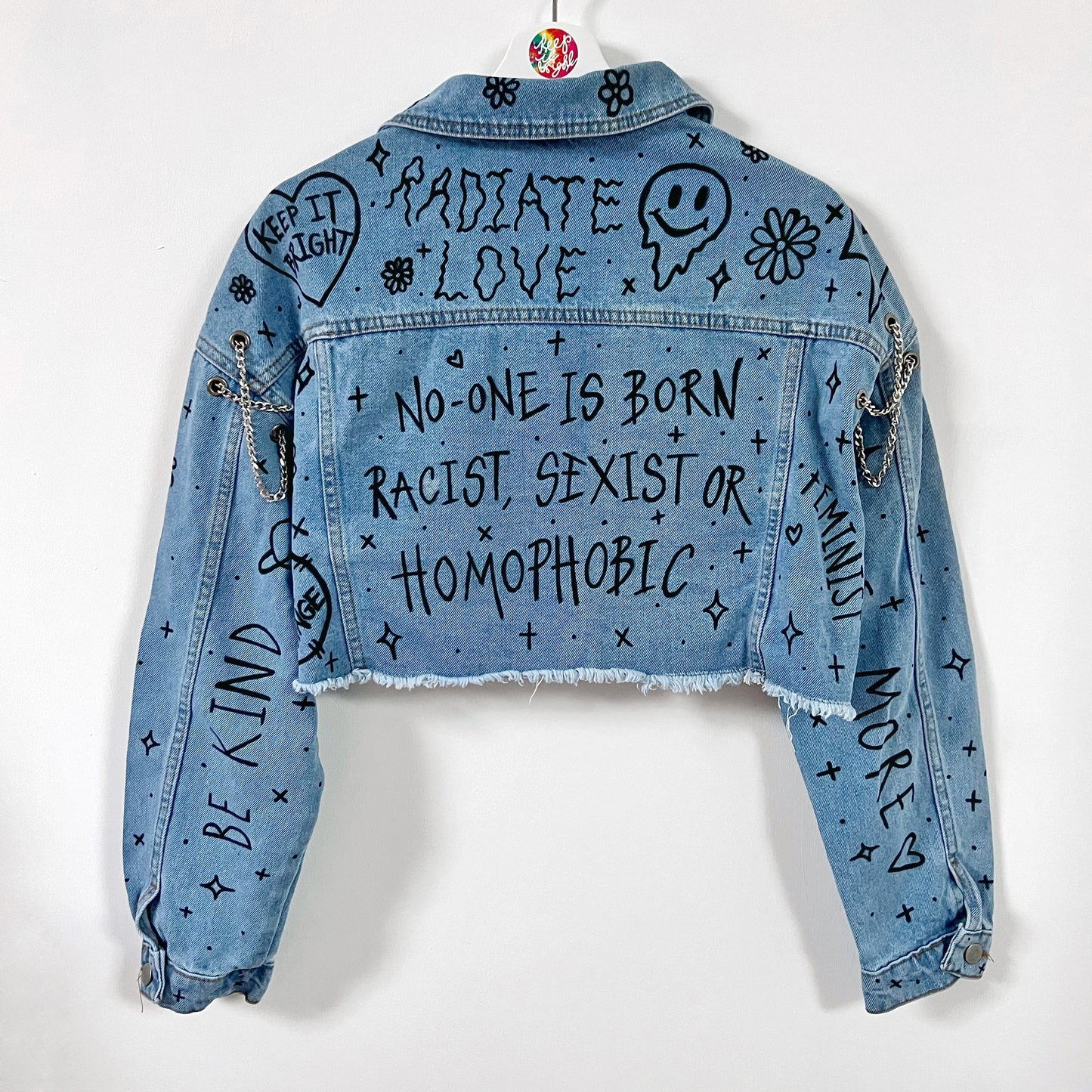 the ‘heart on sleeve’ denim jacket