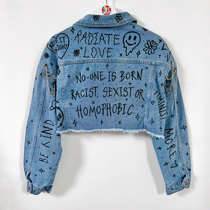 the ‘heart on sleeve’ denim jacket