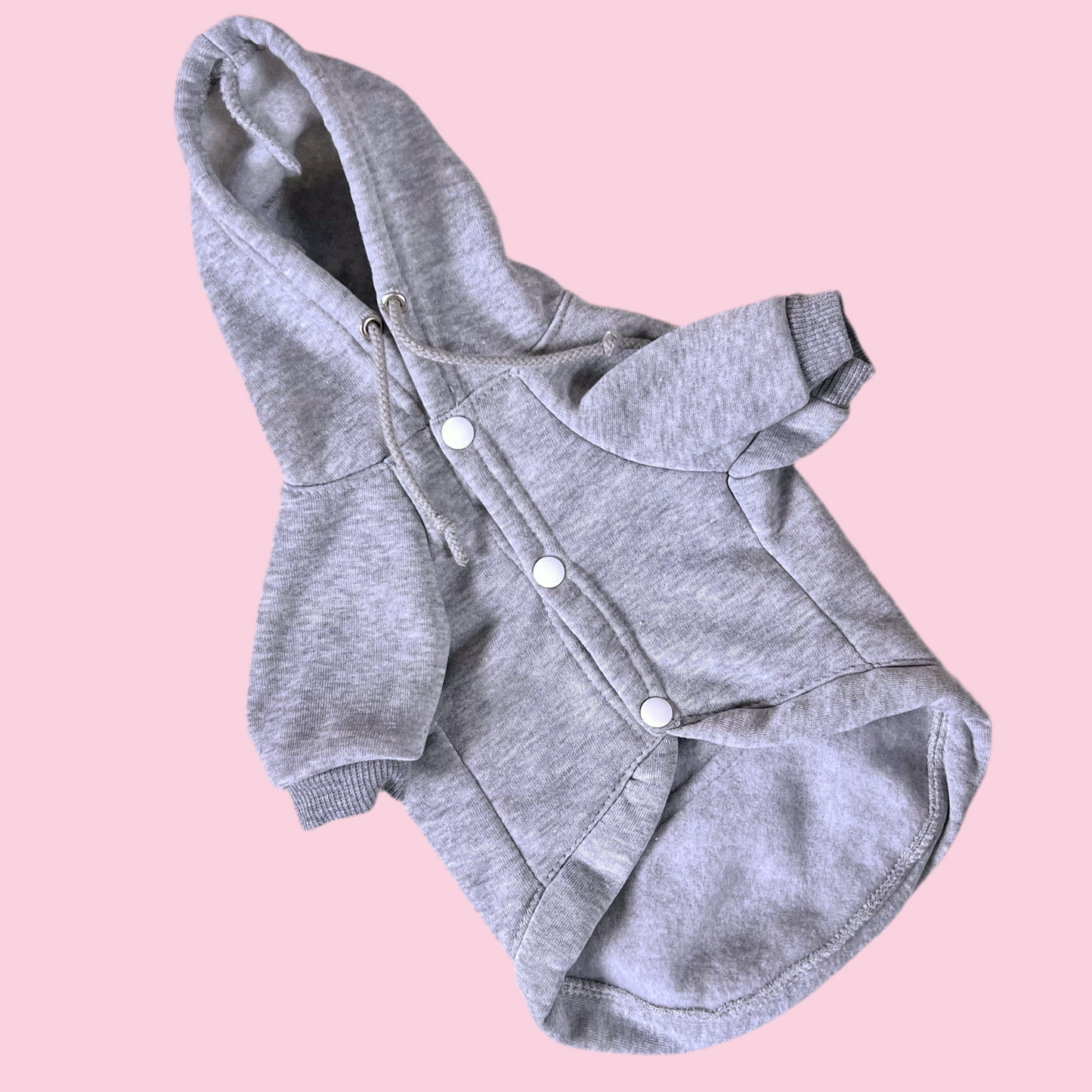 kind heart, fierce mind, brave spirit dog hoodie - grey