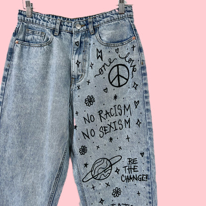 scrawl jeans