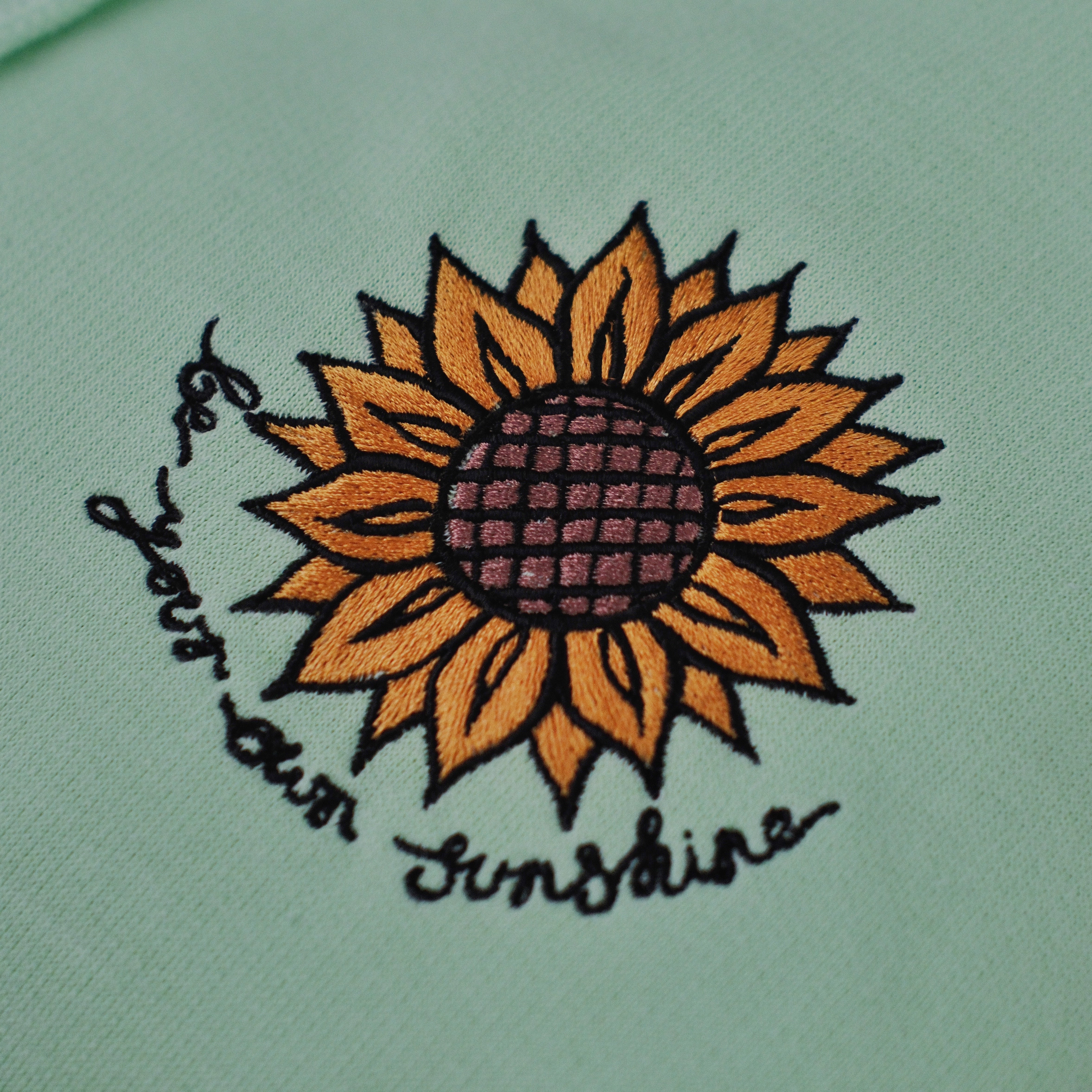 Sunflower discount embroidery hoodie