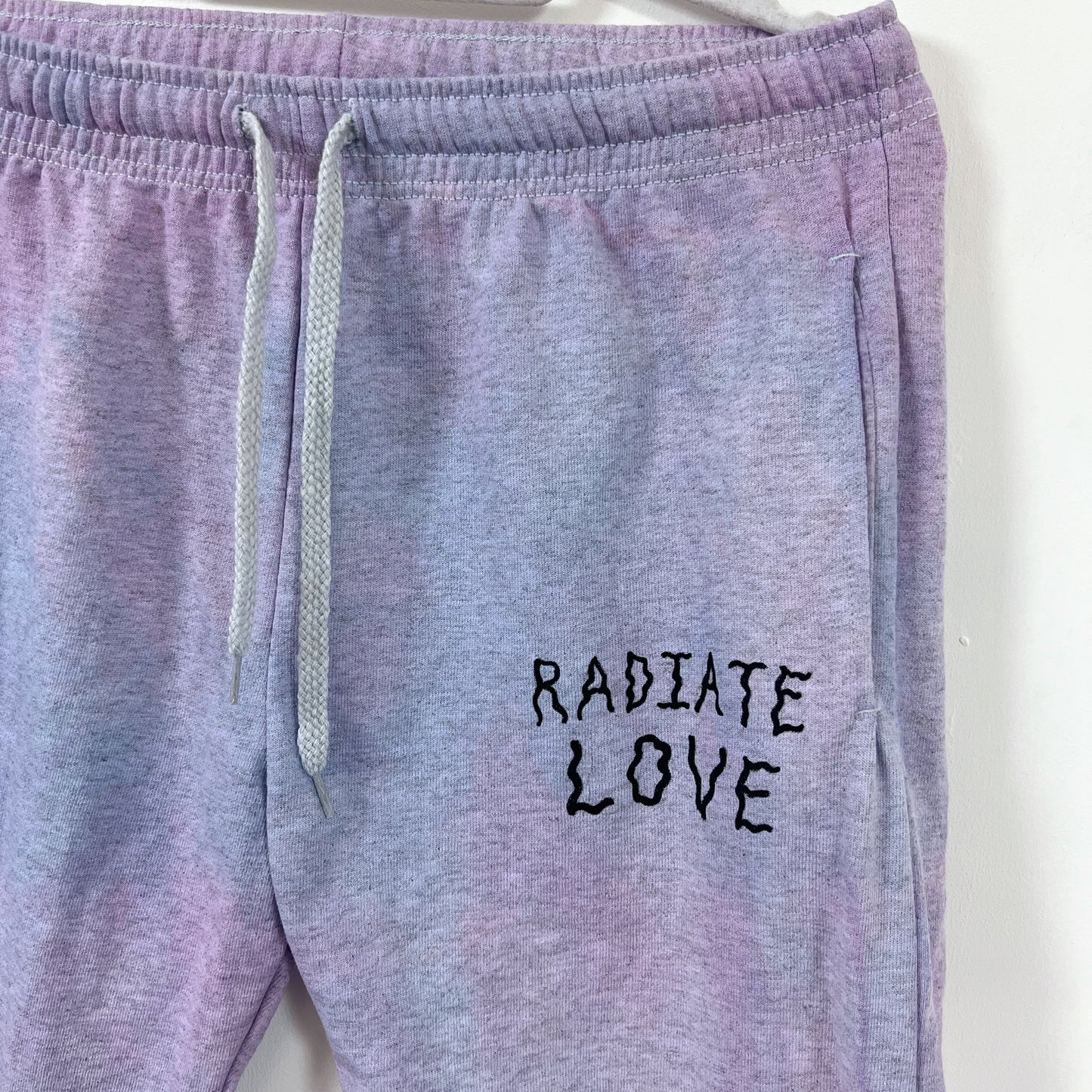 radiate love pastel tie dye lounge pants