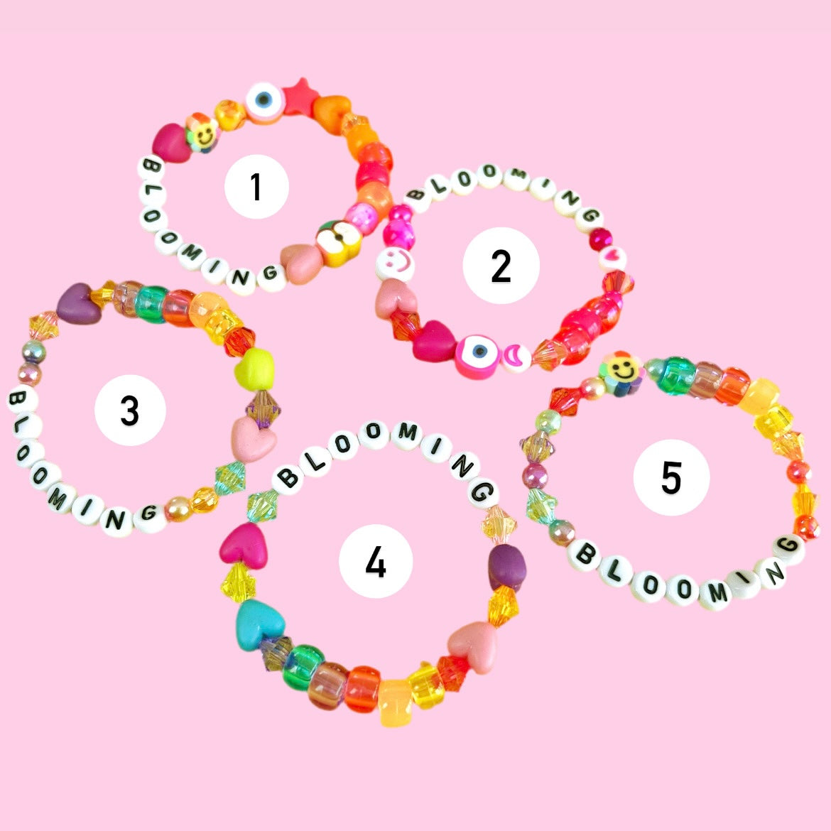 pick'n'mix bracelets - blooming