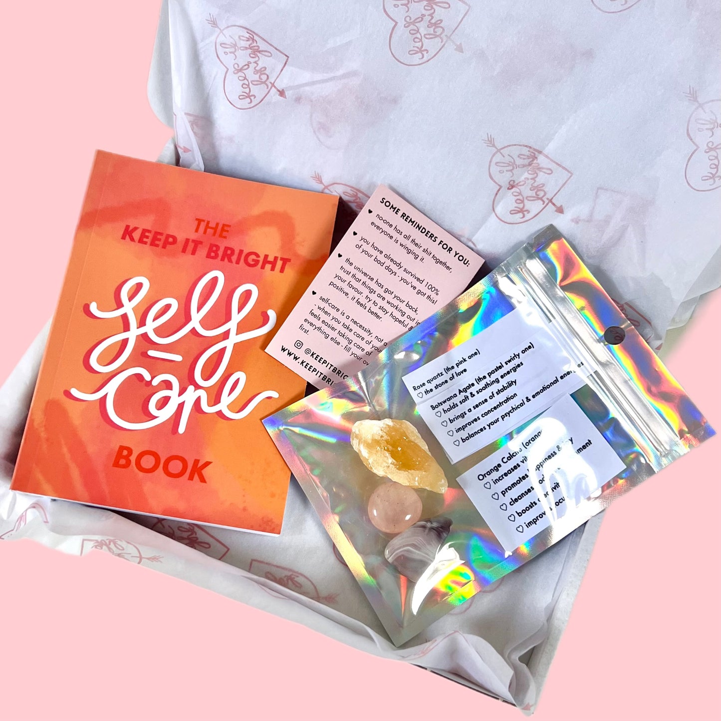 the self care set - with crystals