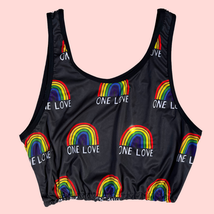 one love deluxe crop top