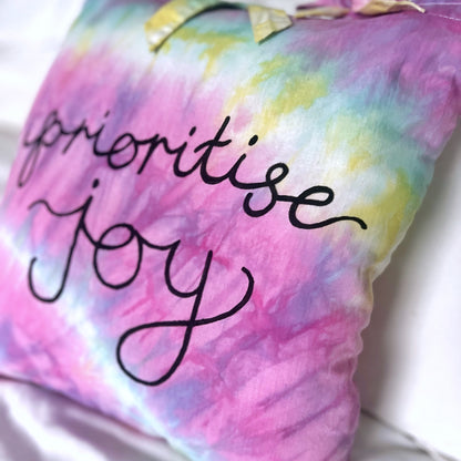 prioritise joy cushion