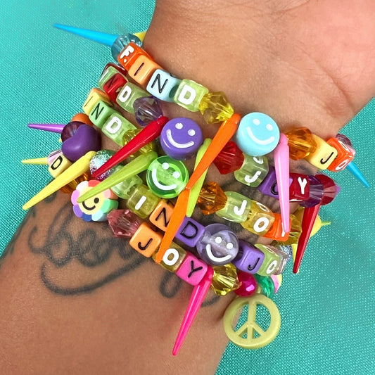 pick'n'mix bracelets - find joy