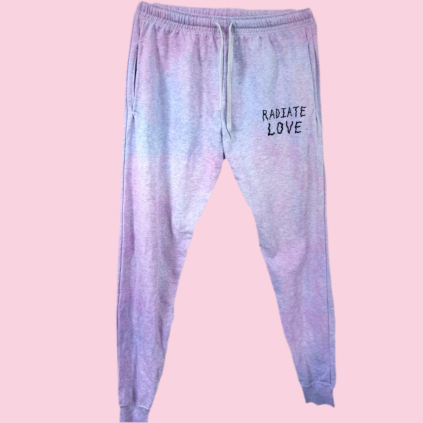 radiate love pastel tie dye lounge pants