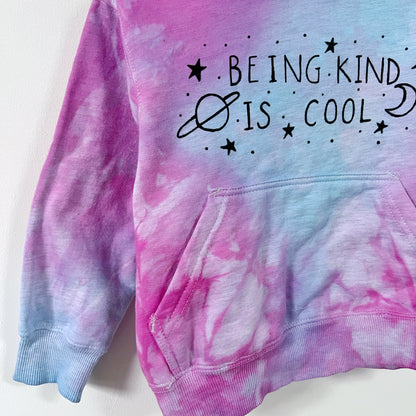 kids being kind is cool hoodie - tie dye