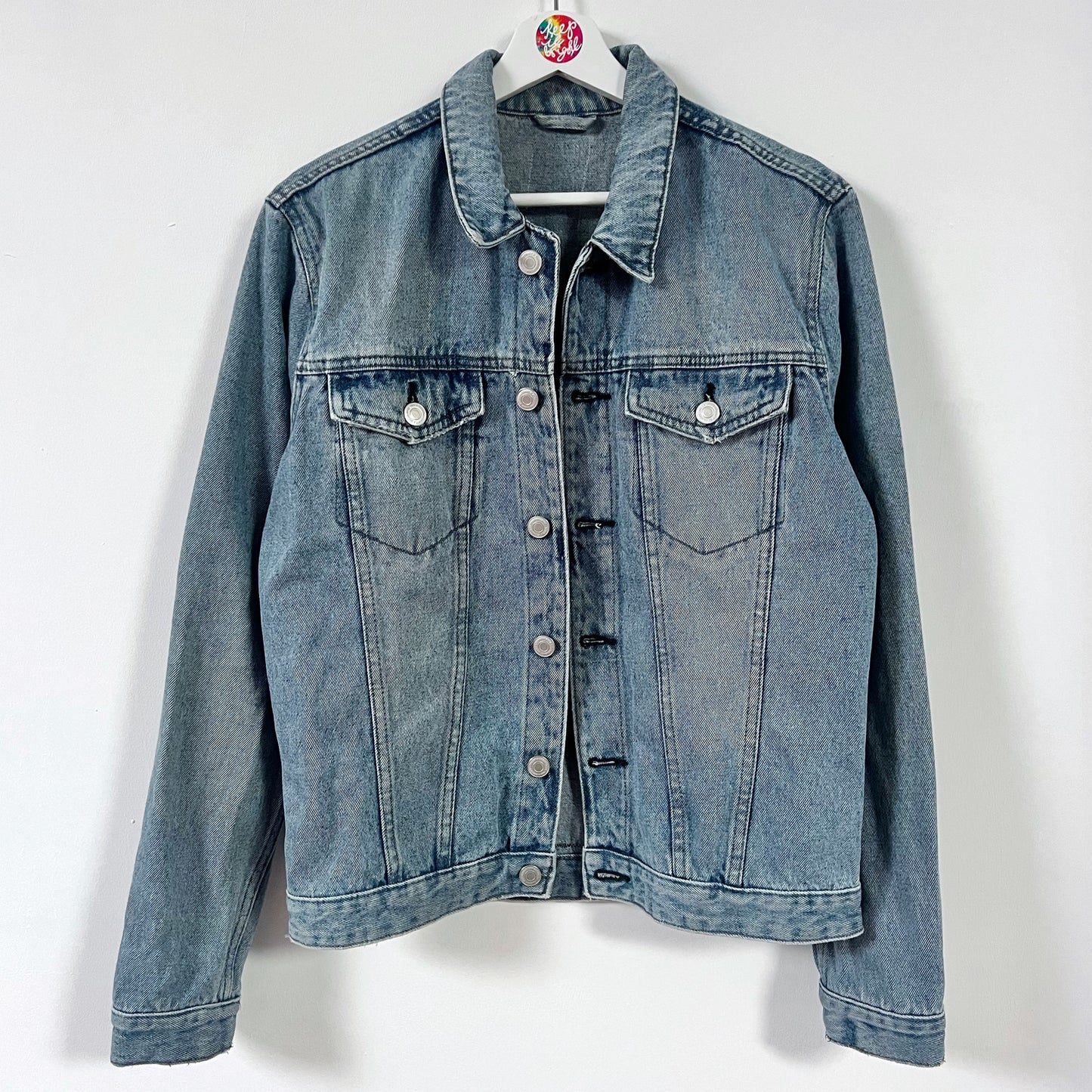 stand up, speak up denim jacket