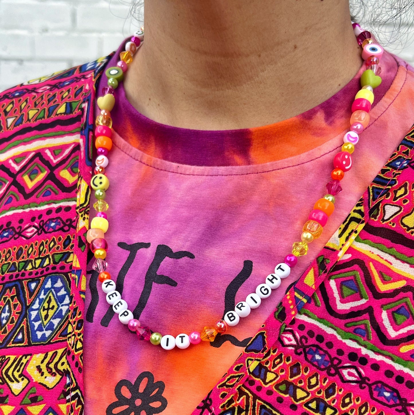 keep it bright pick'n'mix necklace - multicolour