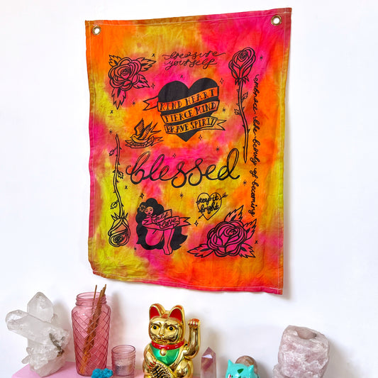 tattoo flash wall hanging - fruit punch