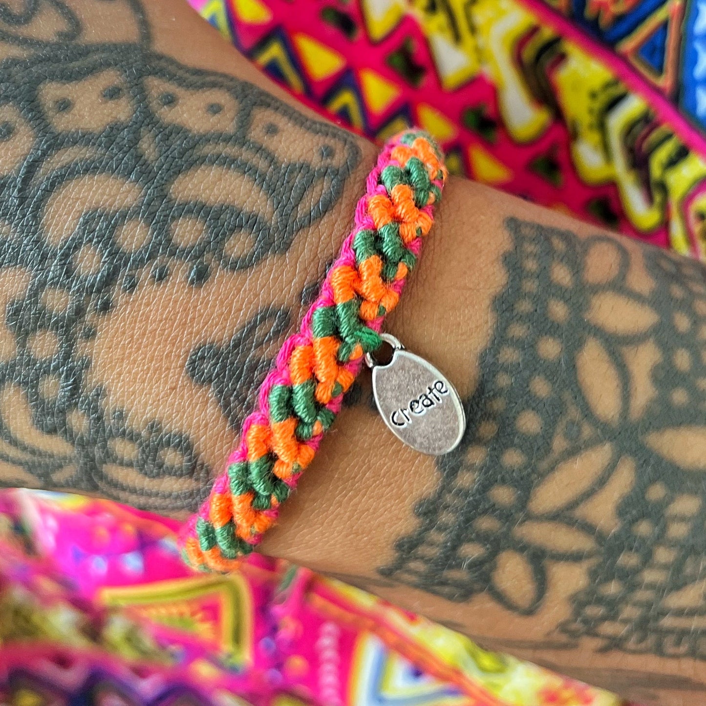‘create’ affirmation bracelets