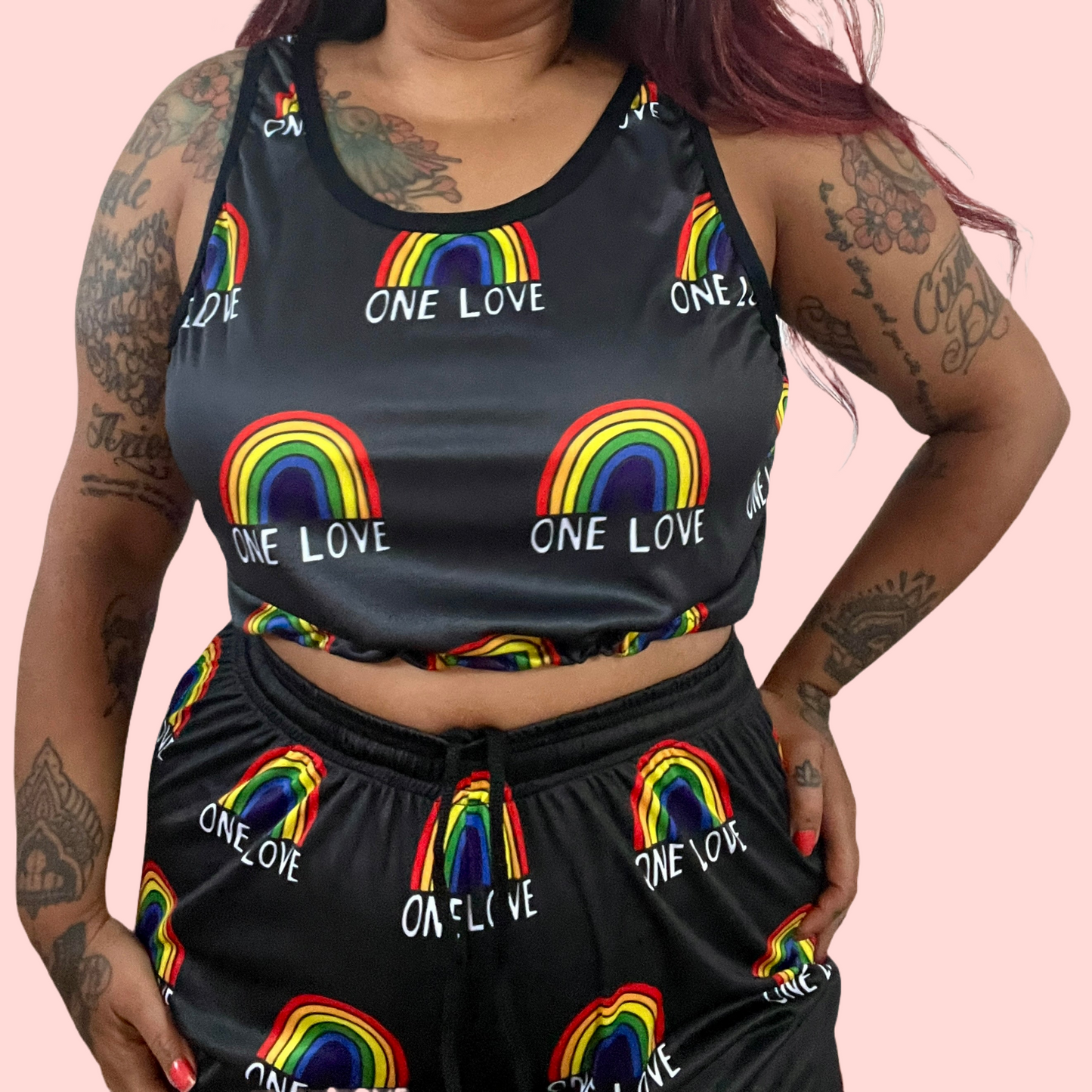 one love deluxe crop top