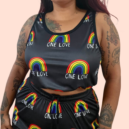 one love deluxe crop top