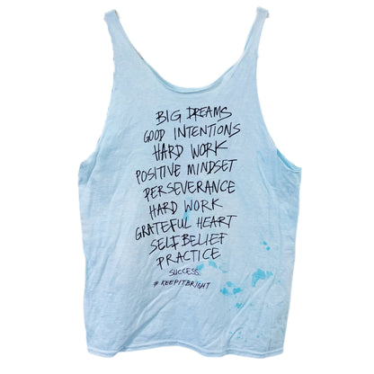 success tie dye vest top