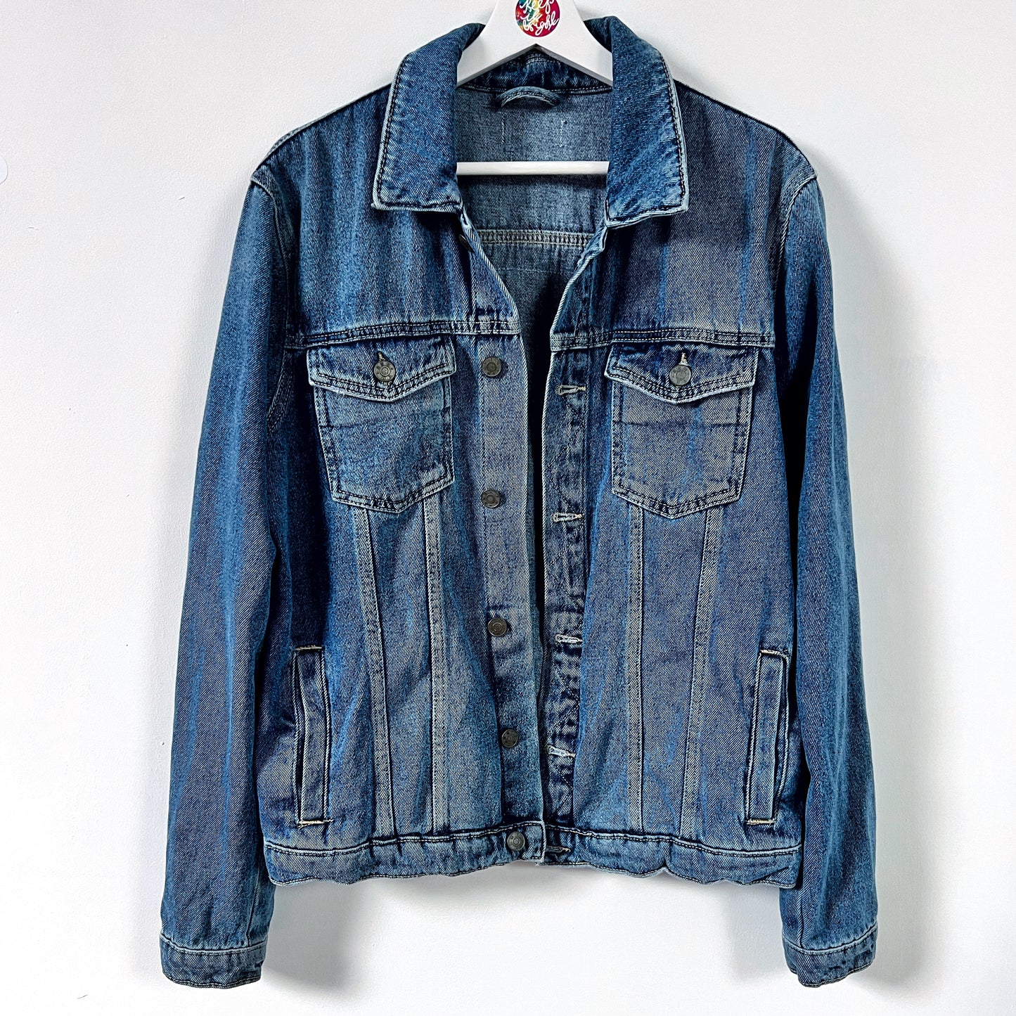 kind heart, fierce mind, brave spirit denim jacket