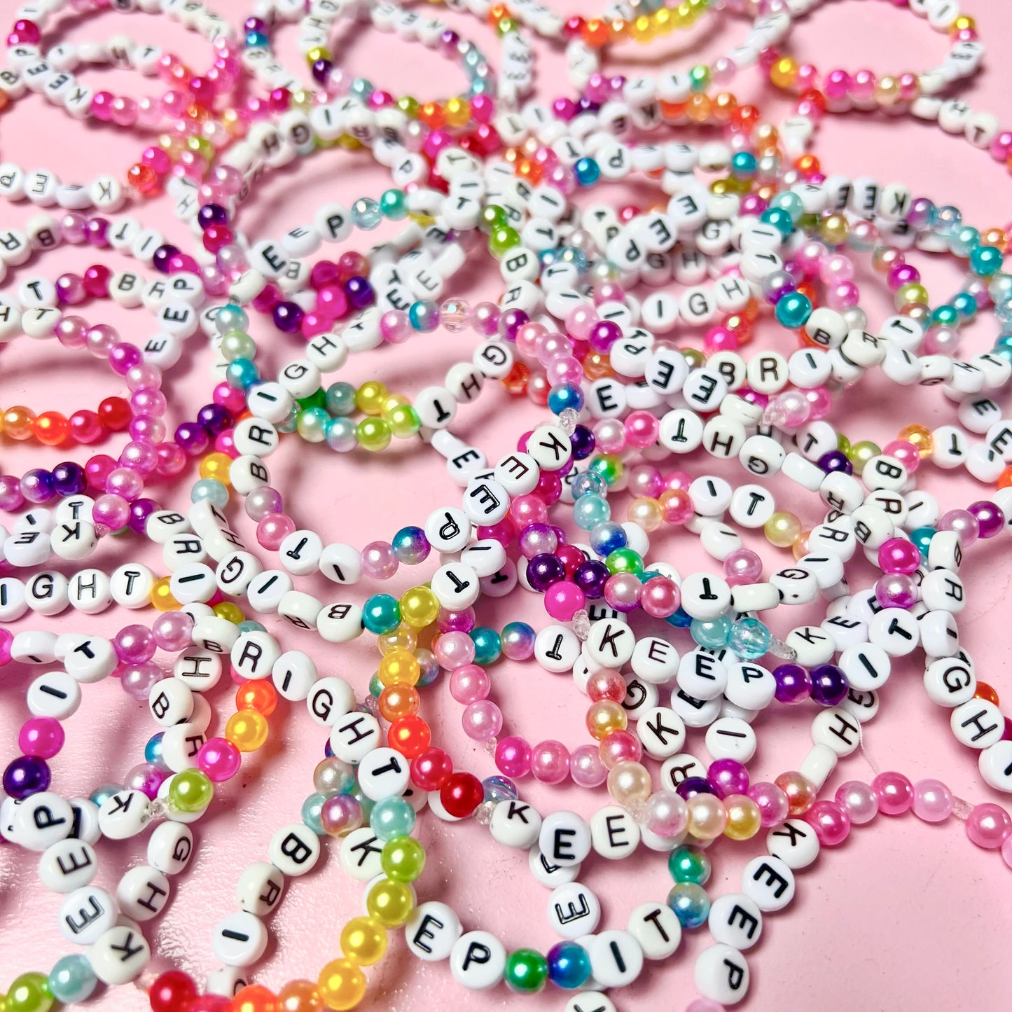 keep it bright beaded bracelets