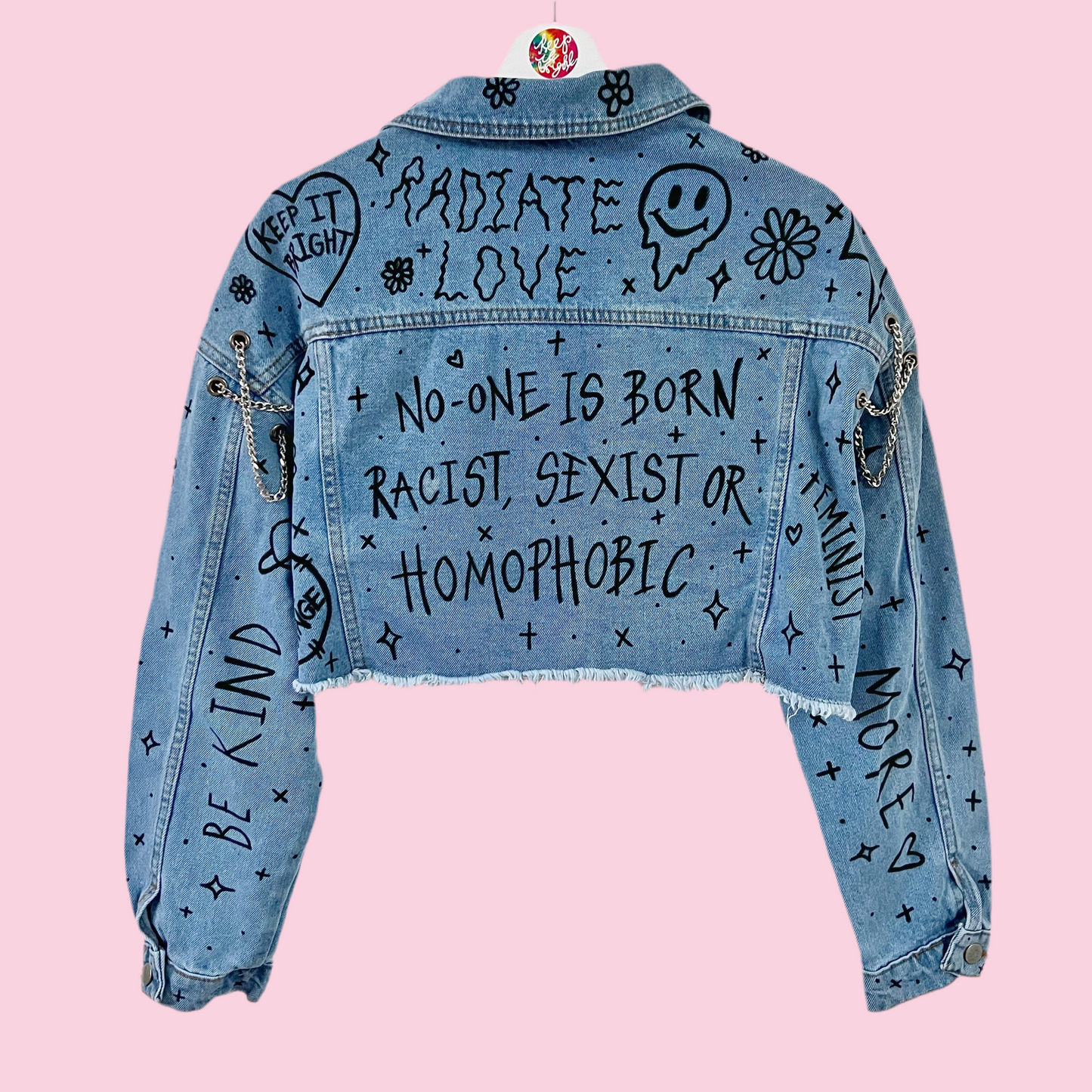 the ‘heart on sleeve’ denim jacket