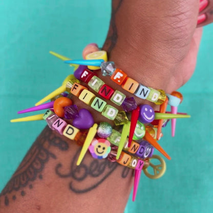 pick'n'mix bracelets - find joy